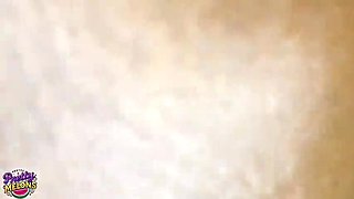 Lesbian Strap-On Sex: My Crush Fucks Me Doggystyle at a Sex Party - Squirting & Big Tits