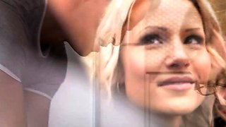 Amateur blonde teen hardcore sex with horny dad
