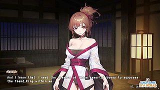 Hentai fantasy in an abandoned house with big tits and intense action