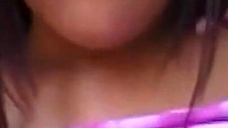 Sultry Brunette Babe Fingers Wet Pussy and Sucks Throbbing Cock