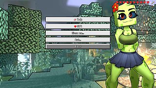 3D animated police fantasy with an 18-year-old girl getting down and dirty