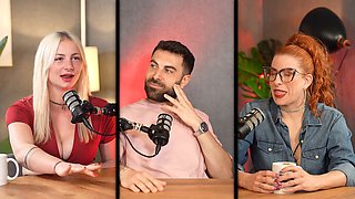 Playful blonde with big tits and a sexy redhead from Wetalk X