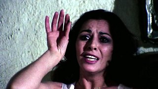 Italian Milf Brunette Strokes And Sucks Cock