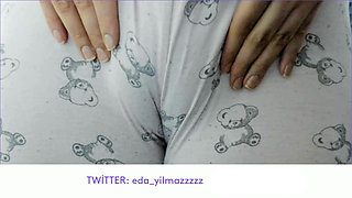 Cameltoe- Swollen Pussy- Masturbate with Pajamas