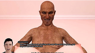 Power Vacuum - Gameplay - Roleplay - Ntr Scene - Big Ass Chubby Pregnant Teen Fucks Glory Hole Cock