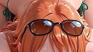 Nami’s Sweaty Bikini Body Begs for Deep Creampie - One Piece Anime Hentai