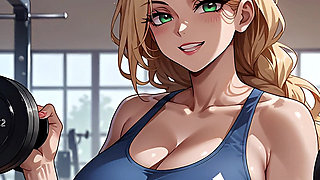 Gooning Day at the Gym (anime )