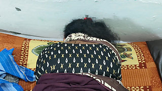 While My Stepmother Was Drinking Water, I Went There, Pulled Her Saree, and Had Sex with Her.