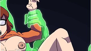 Horny Velma And Monster Gangbang (derpixon)