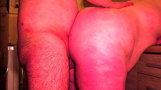Stepsister Couldn't Resist - Ended up on Her Knees in Front of an Old Bull
