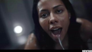 Canela Skins Latina Double Penetration Cumflation