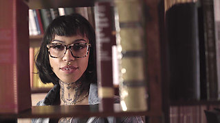 Big Ass Big Tits Slut Lets Stranger Creampie in the Library Ravyn Alexa Peter Hooke