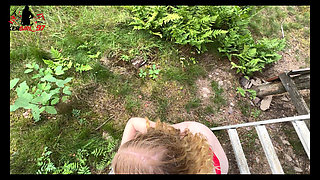 Brazen Hunter Takes Teen Slut's Innocence! Fucked Hard on the Hunter's Seat and Squirted!