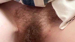 Close up Pissing From My Natural Bushy Pussy and Wiping After. Amid Giants and Idols - Coffeeshop Edition