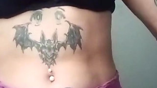 My girlfriend's petite, busty friend sends me a video of her nice tits