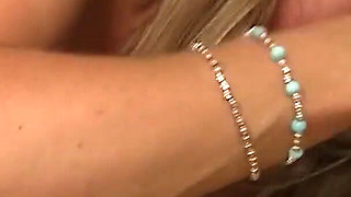 Big Dick Gloryholes 8 :S7 - Amanda Blow gets to blow deeply a hard huge cock and masturbates