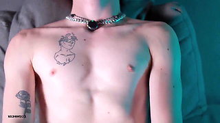Hard Cock Meets Vibrating Toy on the Couch