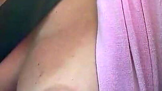 Artemisia Love Flashing Her Juicy Big Tits for You in the Car