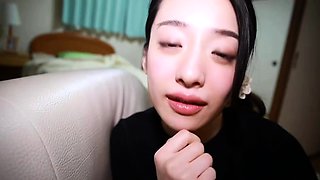 Hot amateur Asian GF toys sucks and fucks