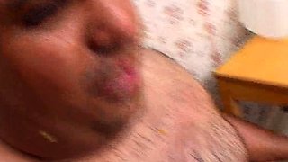 Amazing amateur blonde enjoying a doggystyle