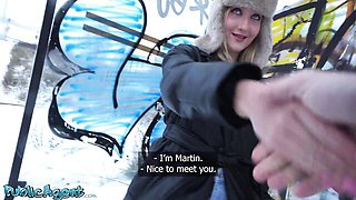 Spicy Chloe Chevalier - orgasm clip - Public Agent