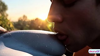 Pandora moonlight guides blue Avatar babes to taste big cock