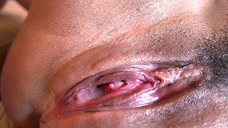 Pretty ass brunette hardcore creampie