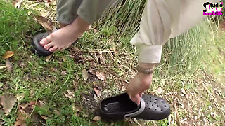 Public Wetting - a Pochaco Cutie Turns a Simple Walk Into a Clothes-on Spill Tour Chapter-1