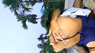 Indian college student FUCKING OUTDOR on ROOFTOP.Tight Pussy Virgin college Girl Desi Sex,Indian Sex