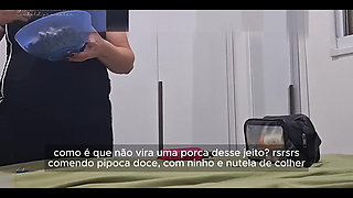 Pregnant Married Woman Sucks and Fucks with a Gifted Man in the Swing House