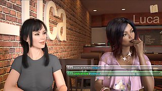 Steamy adult visual novel featuring a hot brunette with big boobs