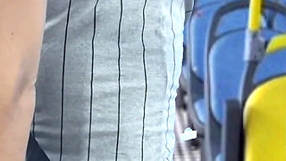 Warning! This Pervert Penetrates Girls From Behind on the Bus!!!