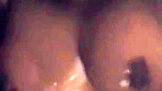 Moment when she asks for all the milk from her eater friend