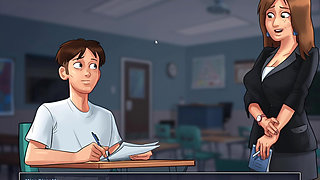 I kiss my Petite French Teacher in class in Summertime sagaI kiss my Petite French Teacher in class in Summertime sagaI kiss my