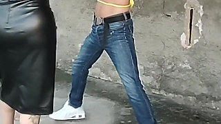 Kicking This Man's Balls Completely Tied up