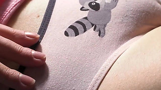 Amateur Girl In Cute Panties Showing Off Her Fat Camel Toe