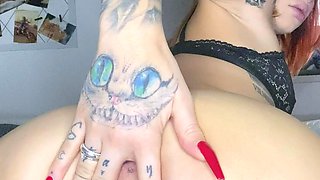 Horny amateur web cam teen girl takes a toy deep inside