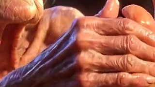 Beautiful Big Wrinkled Feet Oiled up - Oil Dripping From Toes Sensual Massage