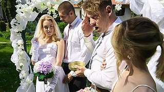 Marrying the Whore - Sexy Bride Cheating Right on Her Wedding