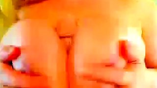 Big-Titted Romanian Granny Plays with Sex Toy on Webcam