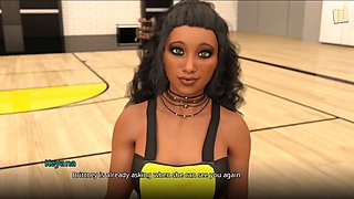 Steamy professor's erotic tale in a visual novel game