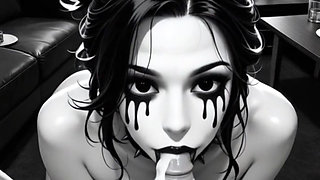 Hentai anime - My friend's husband spread my legs and me
