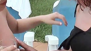 Lesbian sex in the girls camp