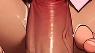 Pretty Korean Stepdaughter Plays Footsie with Your Huge Cock