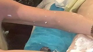 Shaving Foam Cock Slaps and 1 Ruined Orgasm