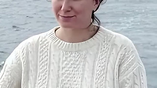 I Grabbed My Big Tits and Played with Them in Many Sweaters for My 63f Lesbian Roommate I Wanted to Scissor Lick and 69 Her