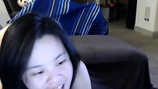 Asian Girl Jade Chan's Solo Couch Session