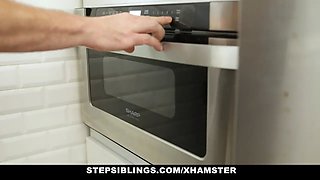 Stepsiblings - brother pounds his 2 hot step sisters
