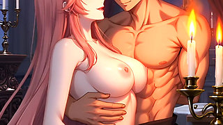 Stepmom and stepson massage and sax dance