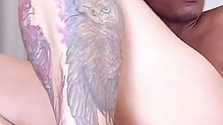 Teasing Him with Anal Plug Until He Fucks My Asshole - Interracial BBC